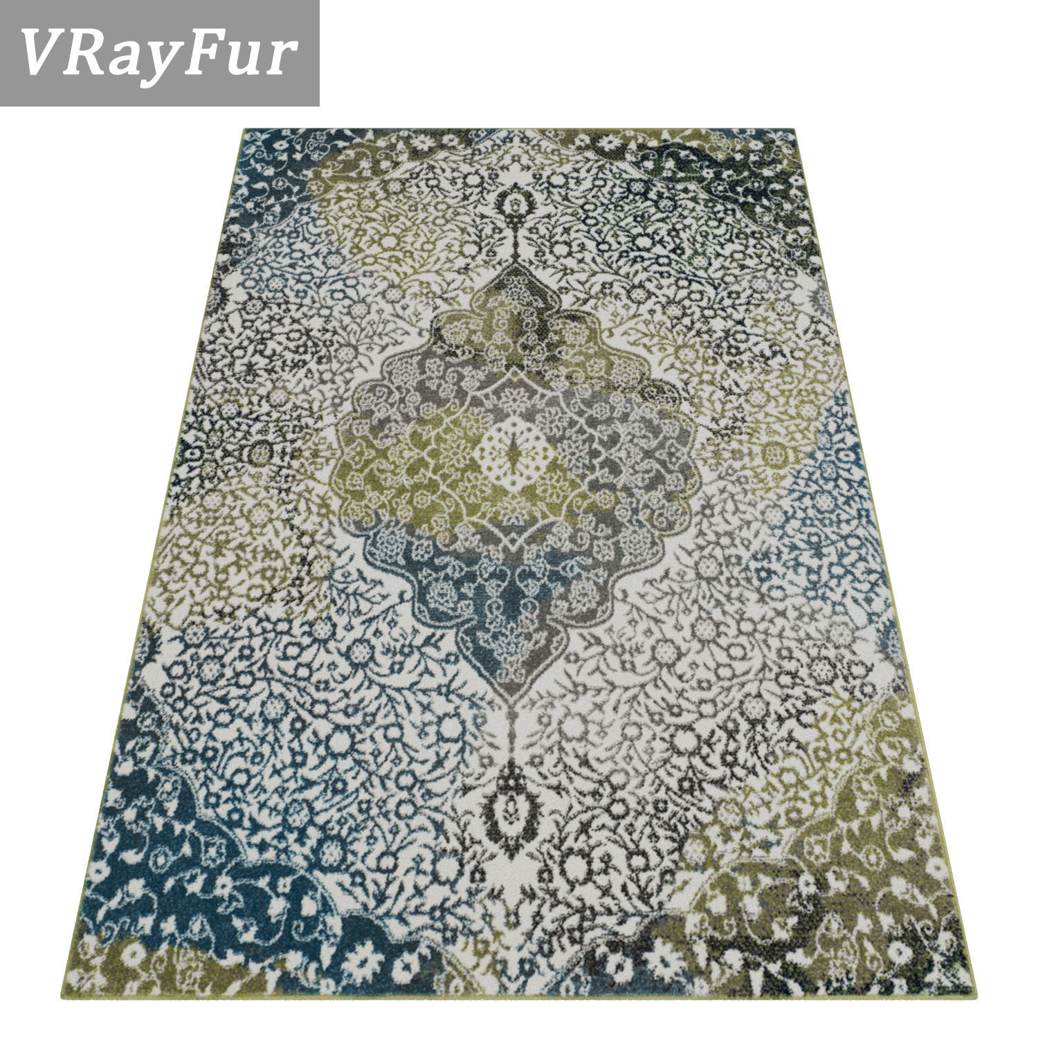 Rug Set 510 3D model_2