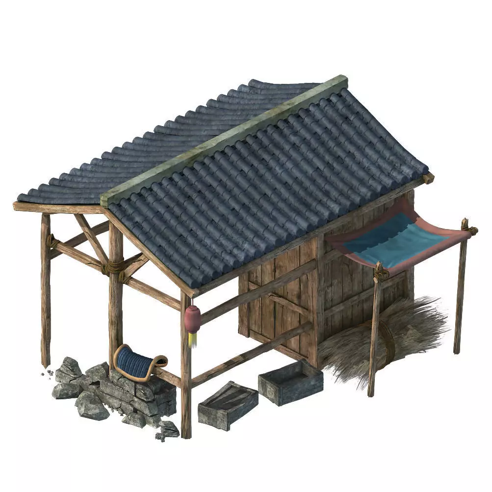 Station Building - Stables 034 3D model_0