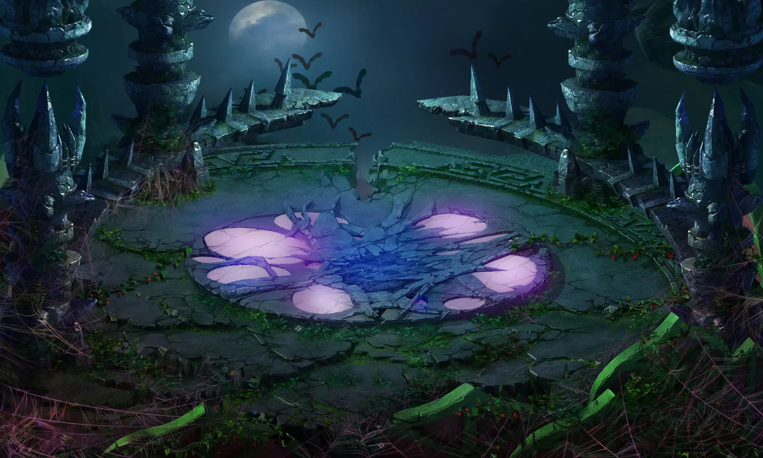 Dark jungle 3D model_0