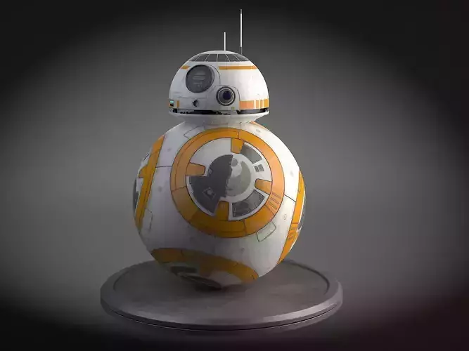 Star Wars Tech Droid bb8 3D model Star Wars Tech Droid bb8 3D model