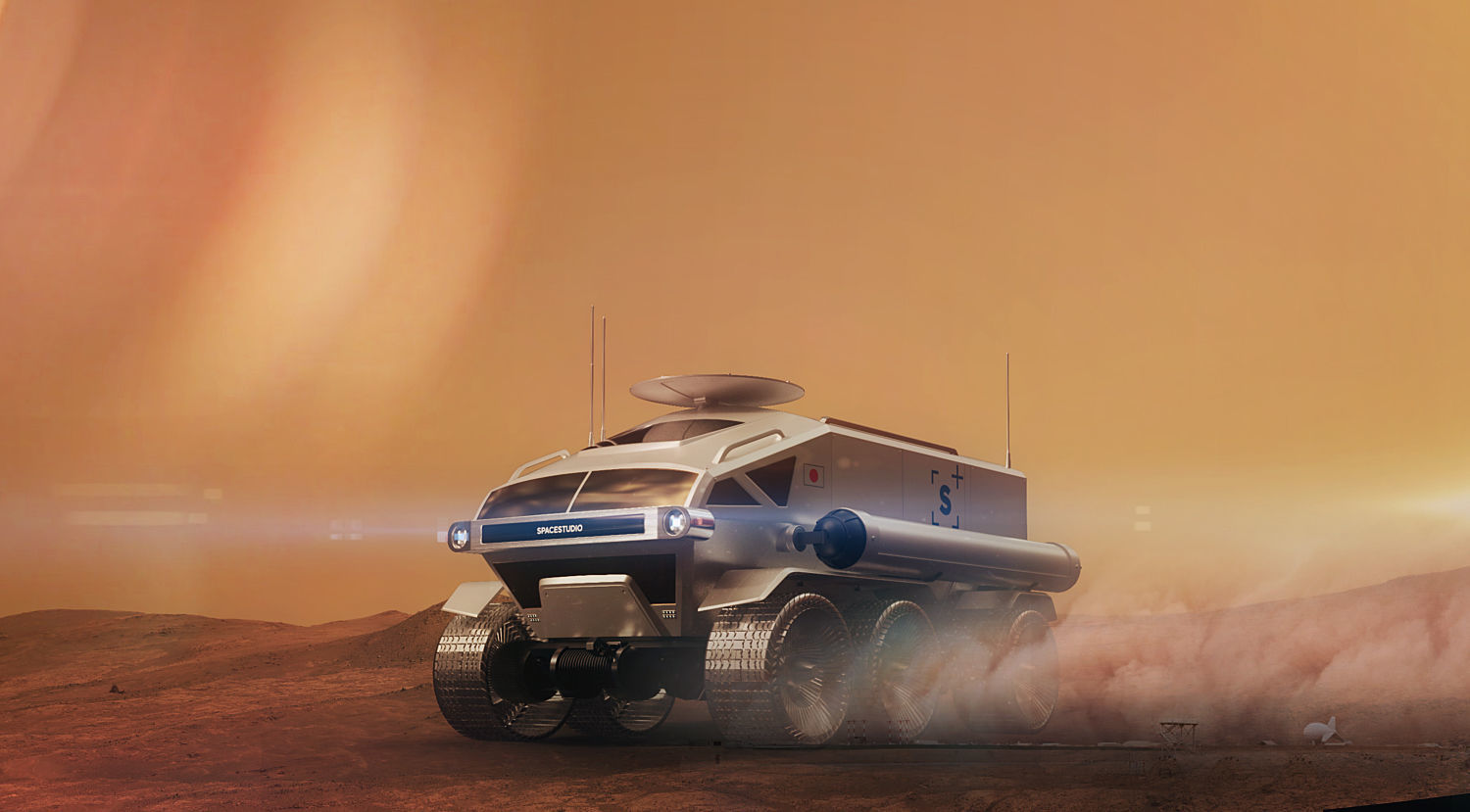 Toyota Lunar Cruiser Jaxa Moon Rover 3D model_7