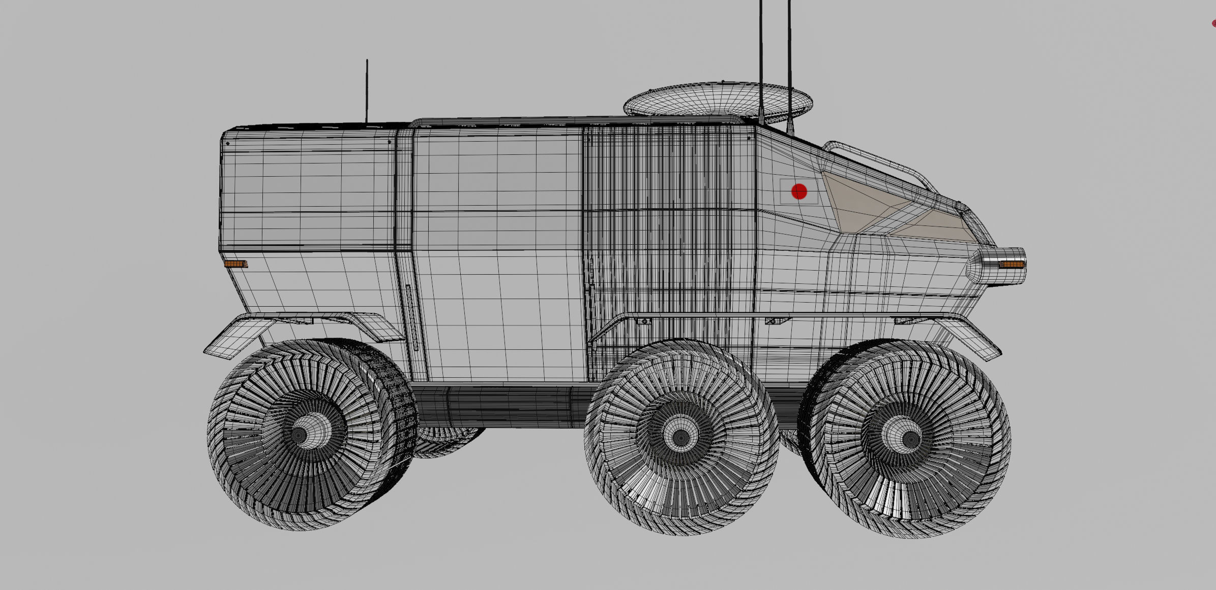Toyota Lunar Cruiser Jaxa Moon Rover 3D model_18