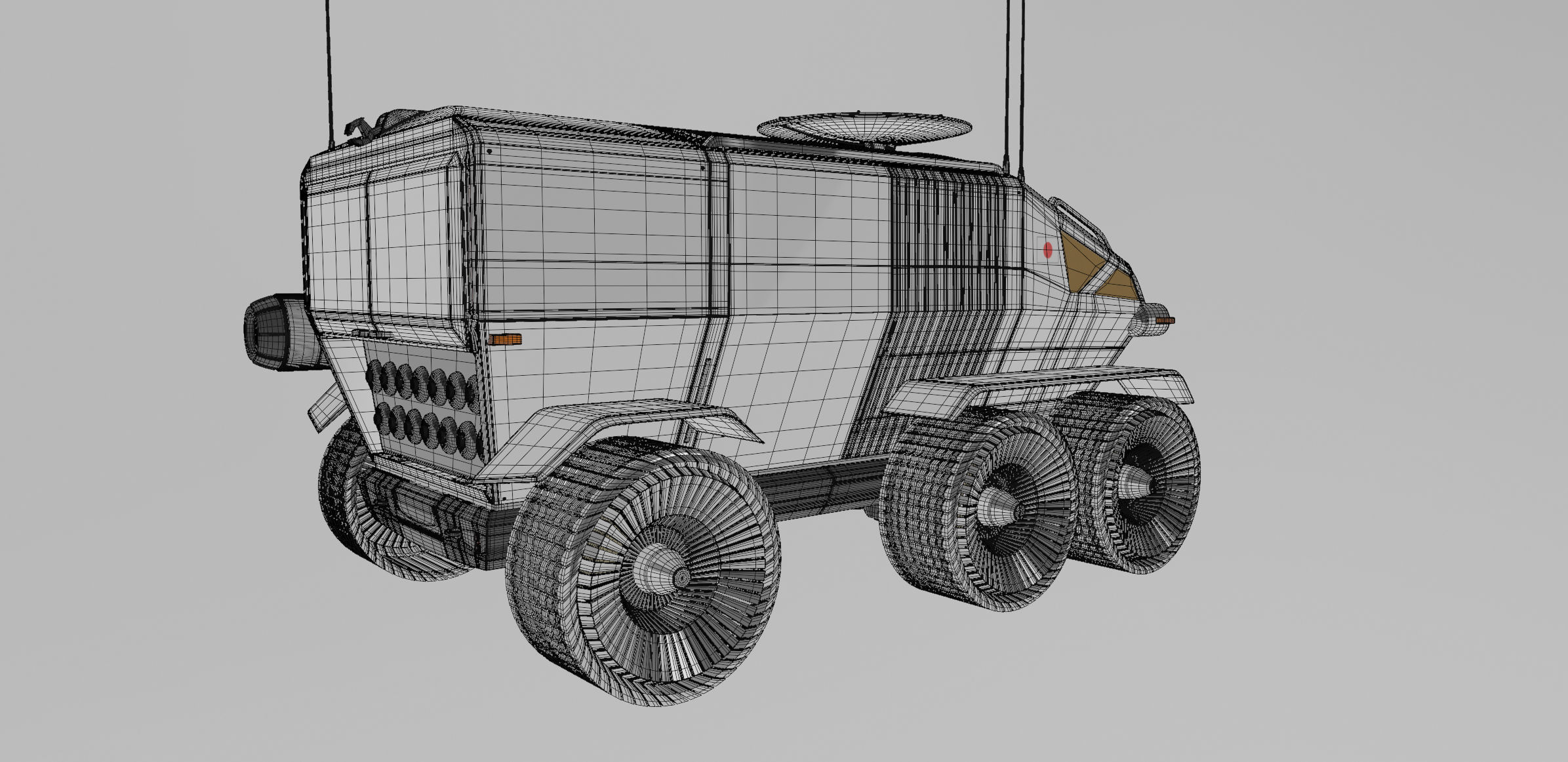 Toyota Lunar Cruiser Jaxa Moon Rover 3D model_25