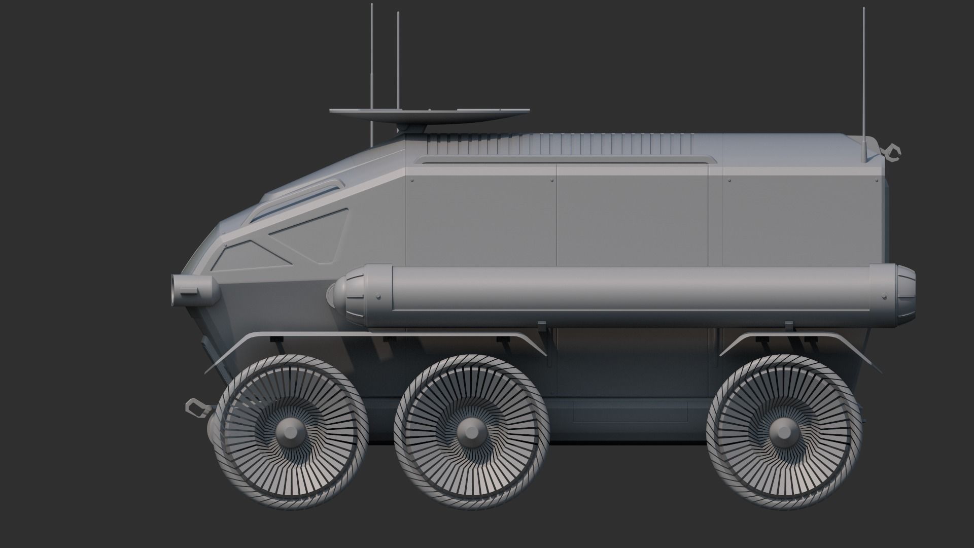 Toyota Lunar Cruiser Jaxa Moon Rover 3D model_3