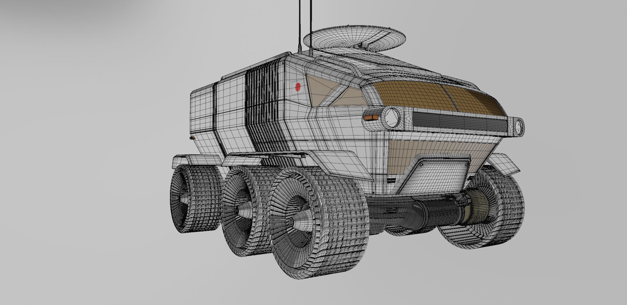 Toyota Lunar Cruiser Jaxa Moon Rover 3D model_17