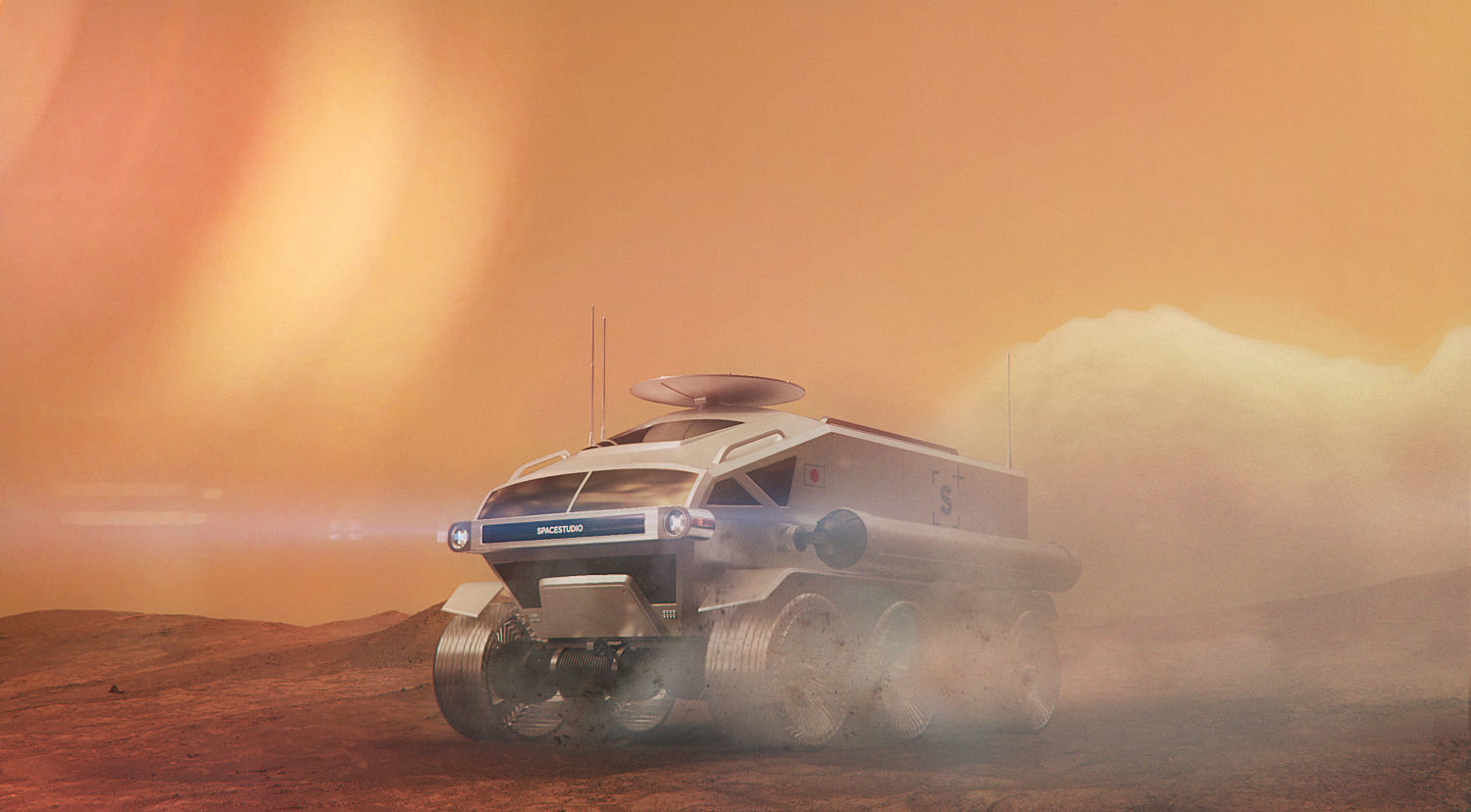 Toyota Lunar Cruiser Jaxa Moon Rover 3D model_8