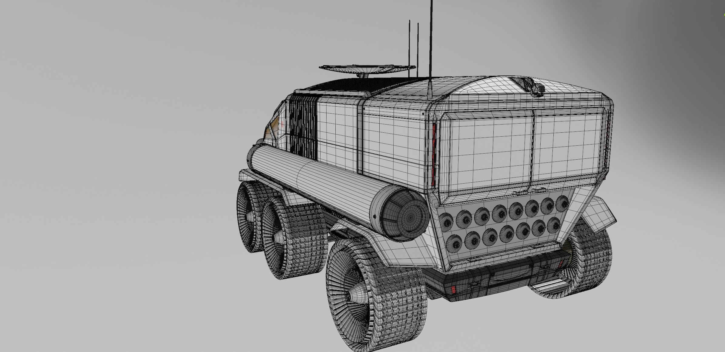 Toyota Lunar Cruiser Jaxa Moon Rover 3D model_21