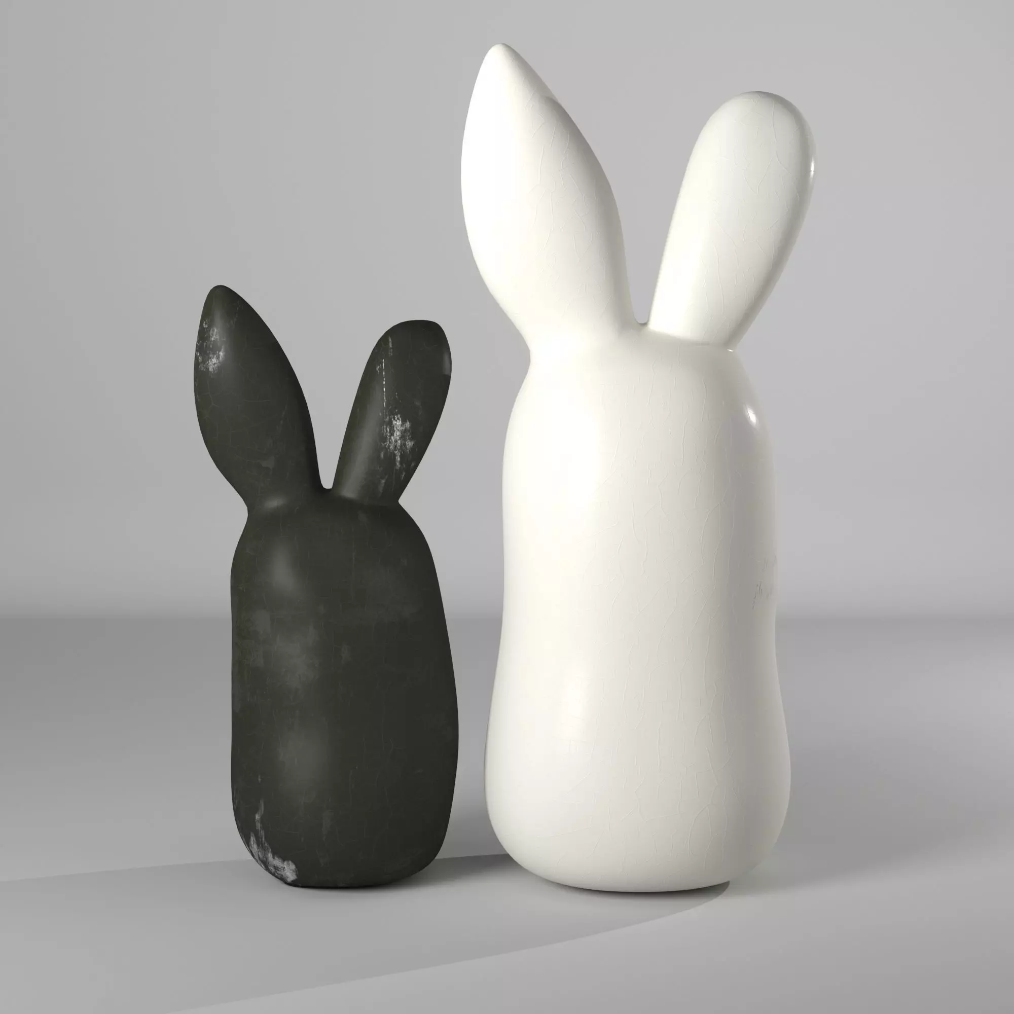 Blaney Rabbit Figurine Animal 3D model_0