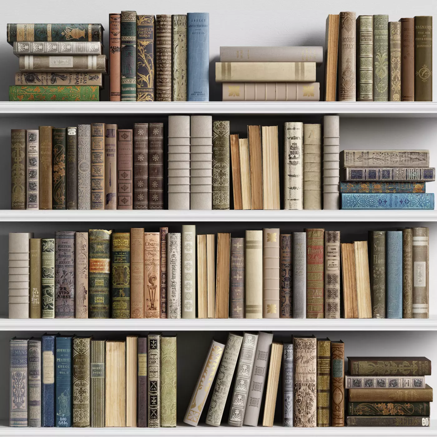 Classic Books 02 3D model