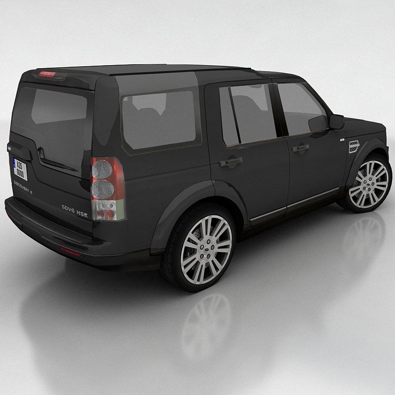 Land Rover Discovery 4 Low-poly 3D model_7