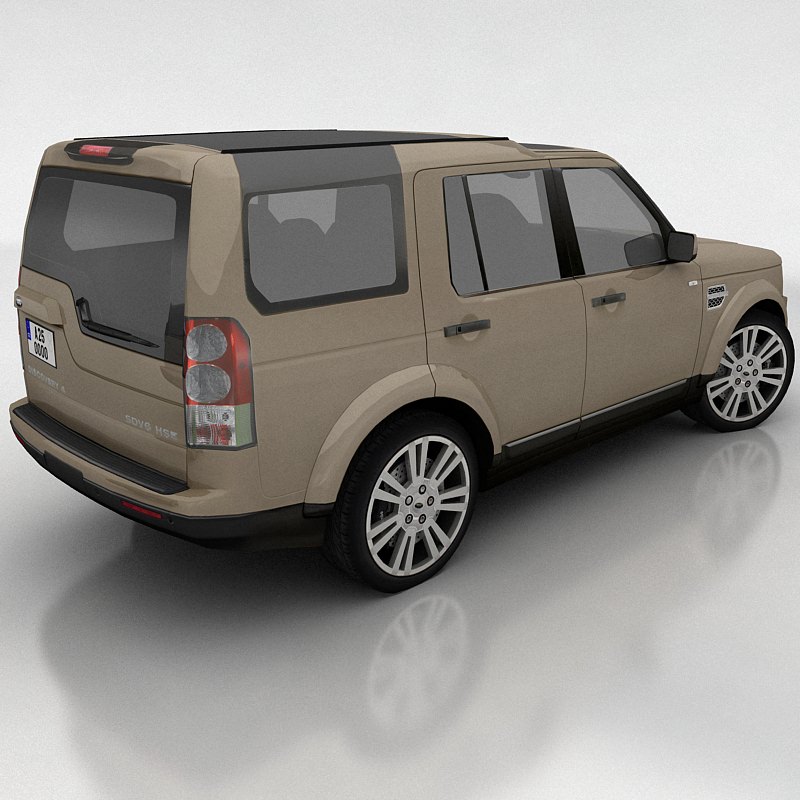 Land Rover Discovery 4 Low-poly 3D model_3