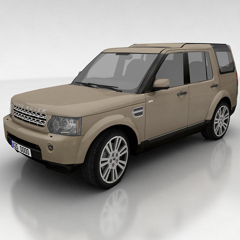Land Rover Discovery 4 Low-poly 3D model_2