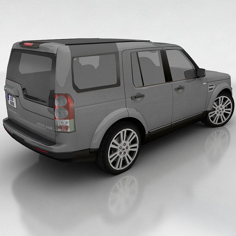 Land Rover Discovery 4 Low-poly 3D model_5