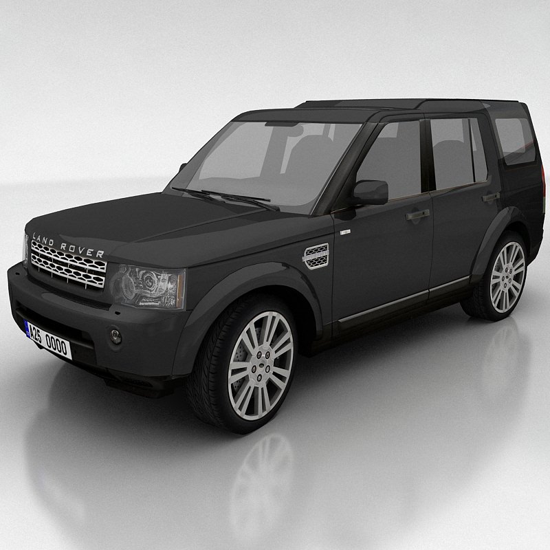 Land Rover Discovery 4 Low-poly 3D model_6