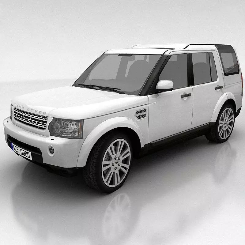 Land Rover Discovery 4 Low-poly 3D model_0