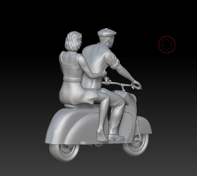 man and woman 3D print model_12