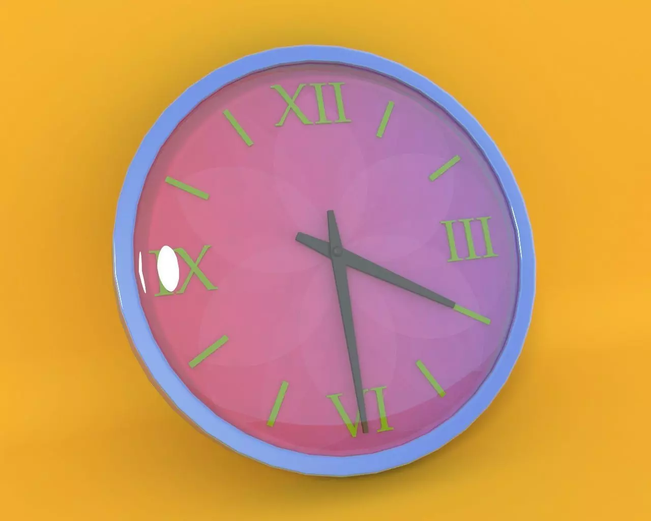Wall Clock Free 3D model_0