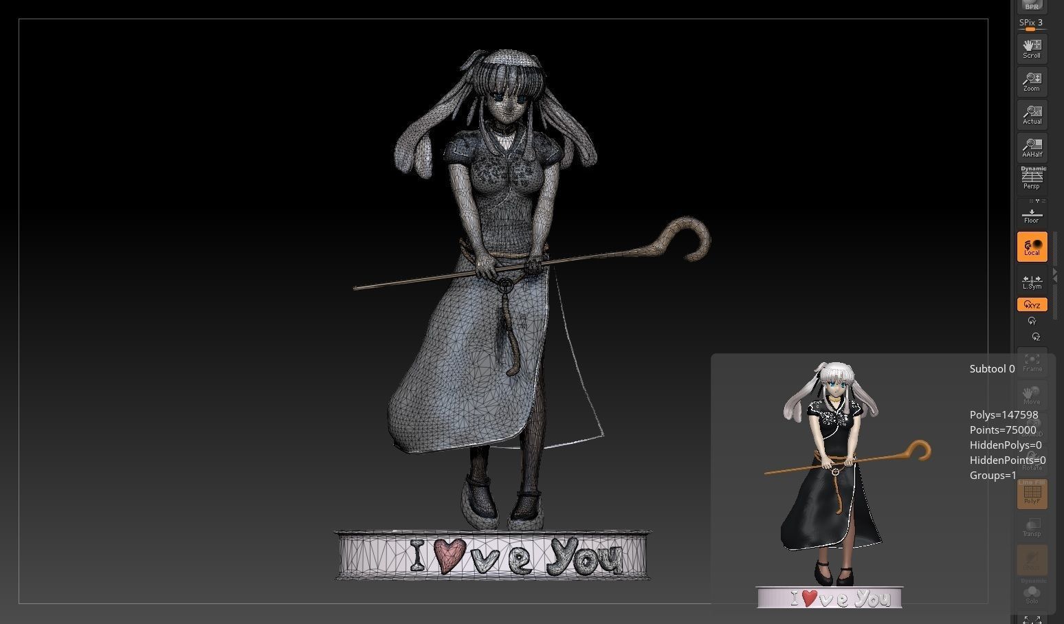 3d printer - Character Mabinogi  Nao 3D print model_2