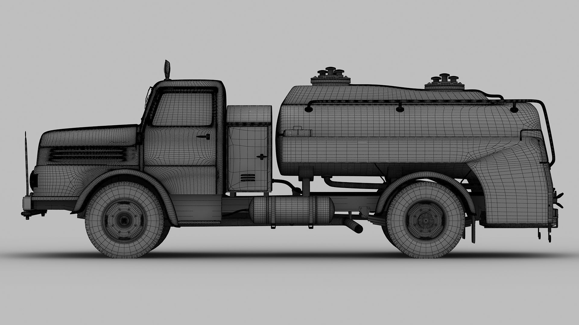 IFA S4000-1 Tank Truck MINOL 3D model_5