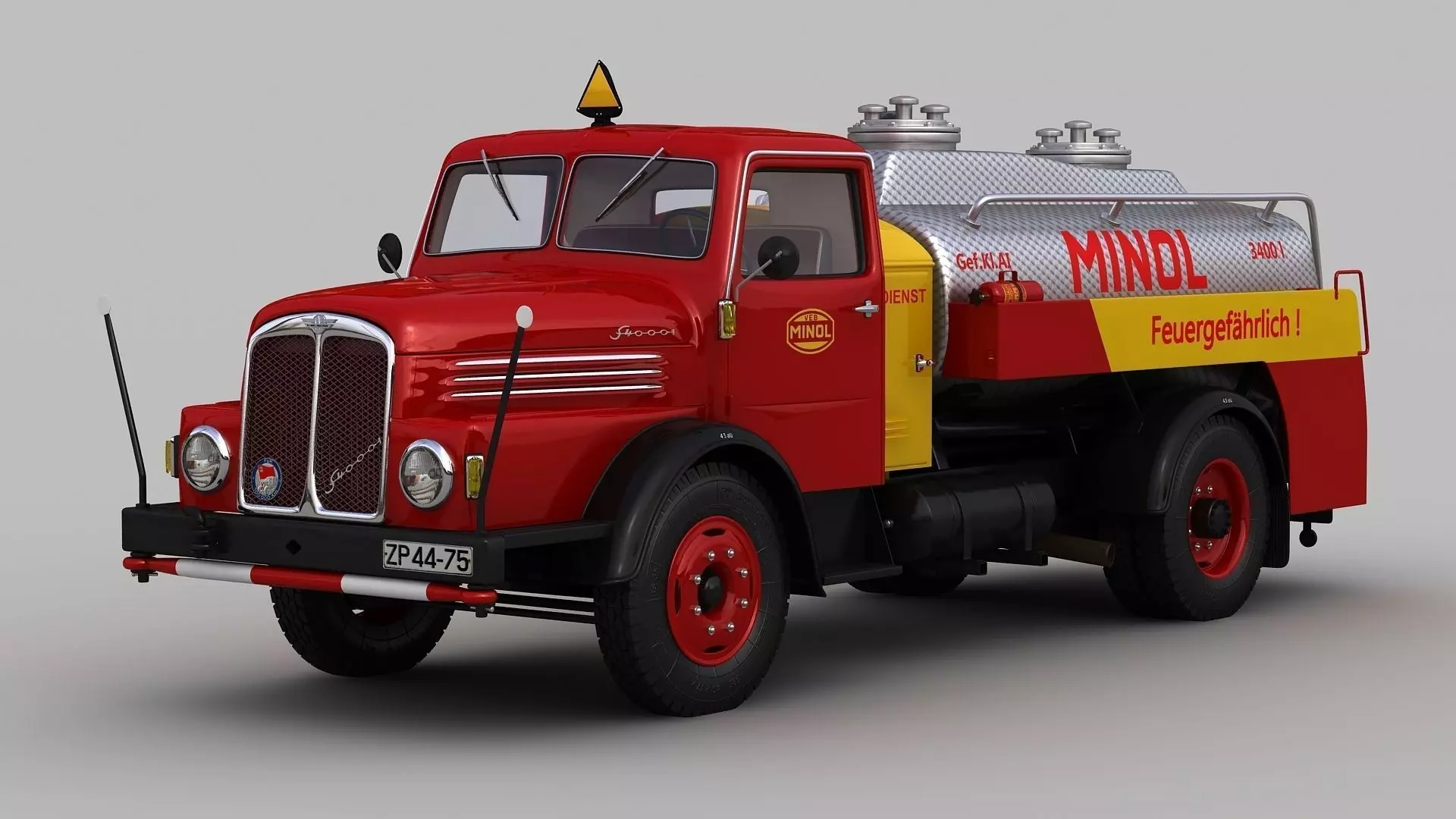 IFA S4000-1 Tank Truck MINOL 3D model_0
