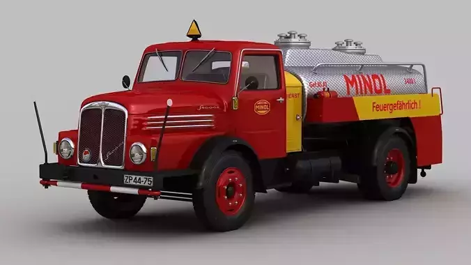 IFA S4000-1 Tank Truck MINOL 3D model