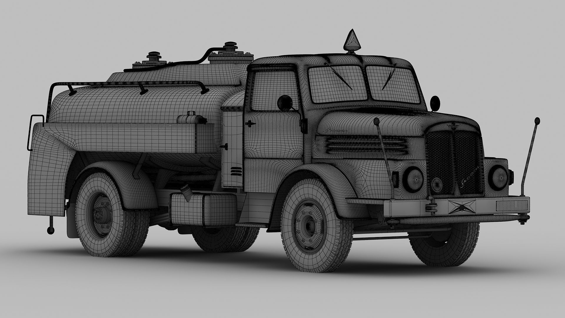 IFA S4000-1 Tank Truck MINOL 3D model_7