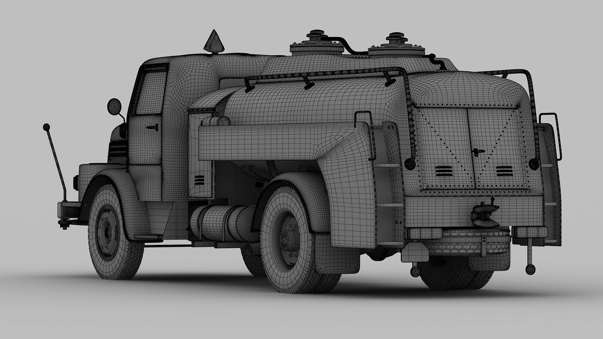 IFA S4000-1 Tank Truck MINOL 3D model_6