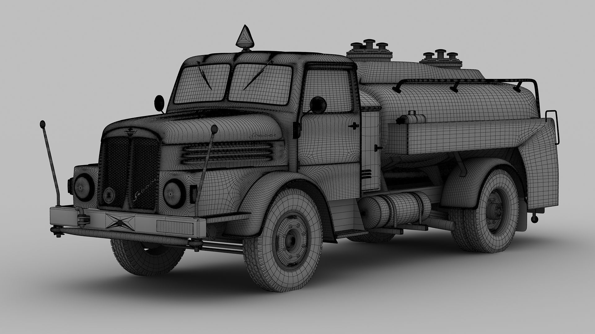 IFA S4000-1 Tank Truck MINOL 3D model_4