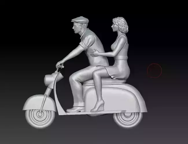 Man and Woman 3D print model