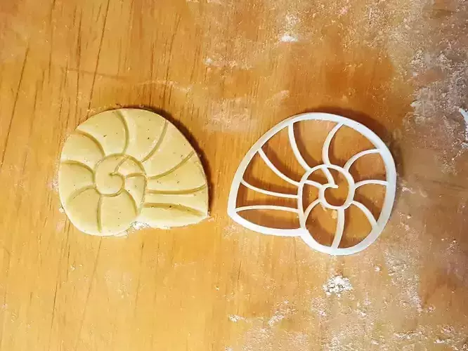 Nautilus cookie cutter 3D print model