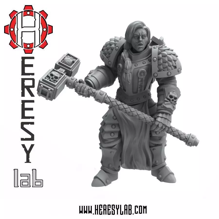 Heresylab - Female Inquisitor 3D print model