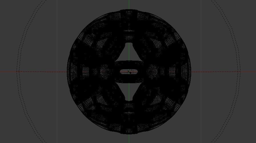 Spherical Pattern Symmetry Low-poly 3D model_11