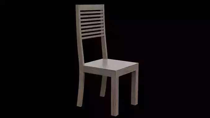 Chair wooden 08