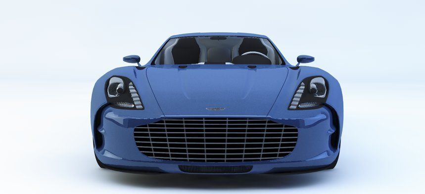 Aston Martin One 77 Free 3D model_1