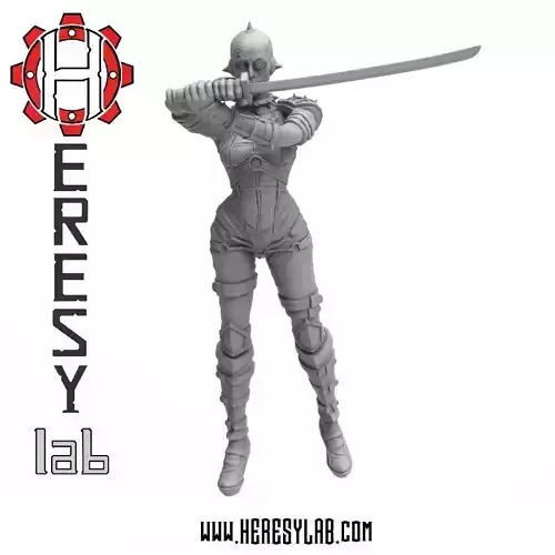 Heresylab - Female Assassin 1 3D print model