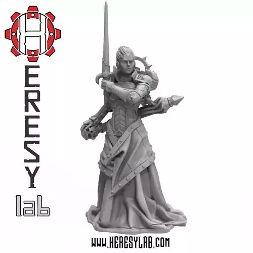 Heresylab - Female Inquisitor 3D print model