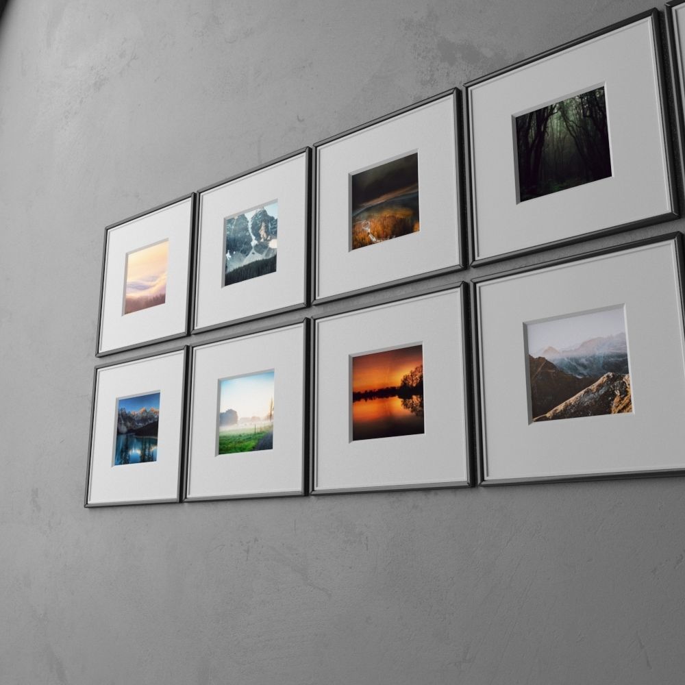 frame6 2x5 quad-1 3D model_2