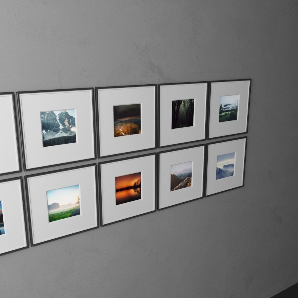 frame6 2x5 quad-1 3D model_1