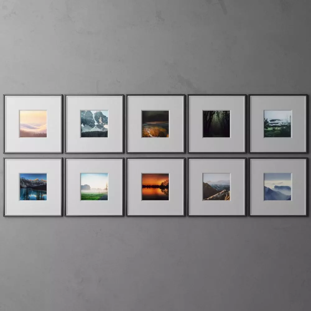 frame6 2x5 quad-1 3D model_0