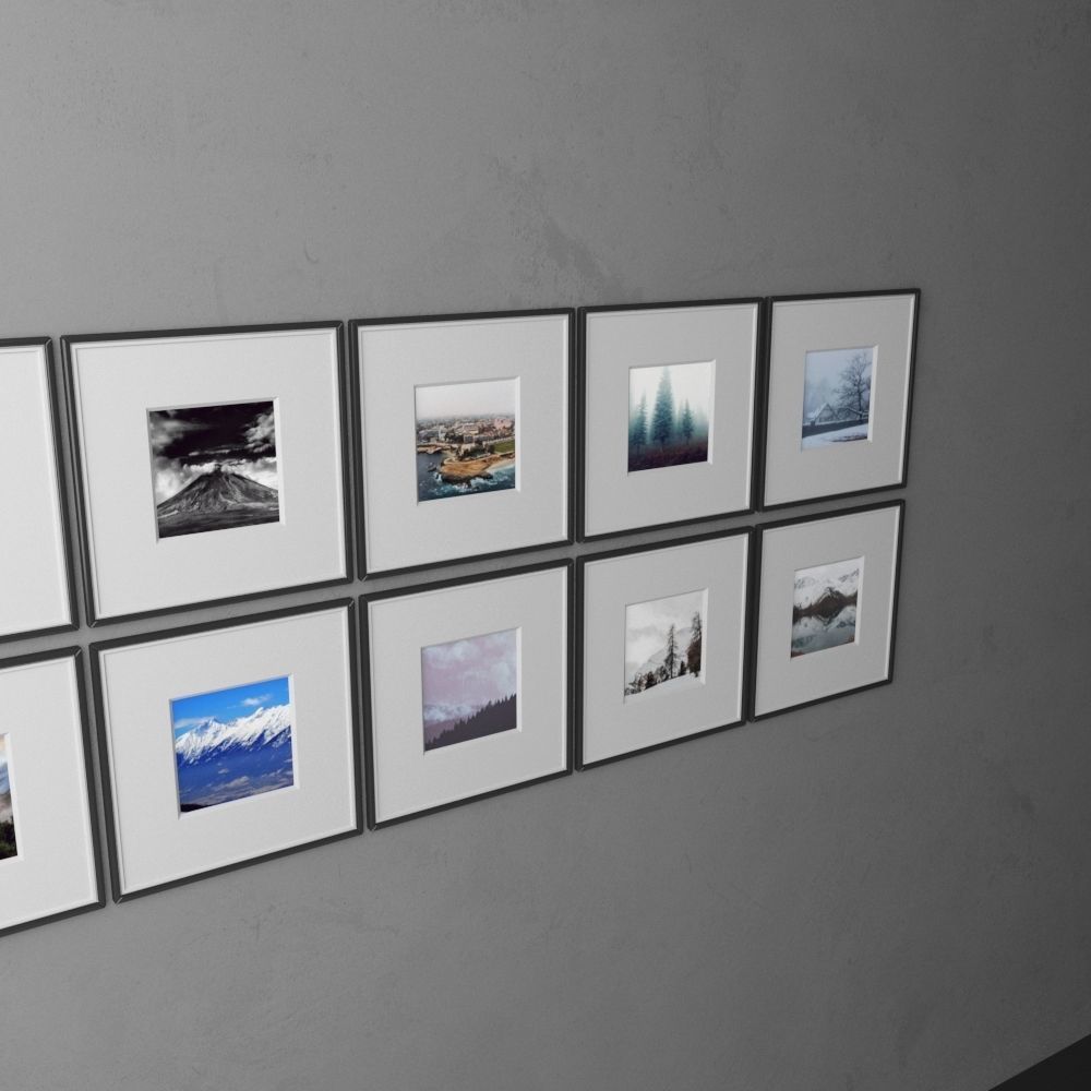 frame6 2x5 quad-10 3D model_1