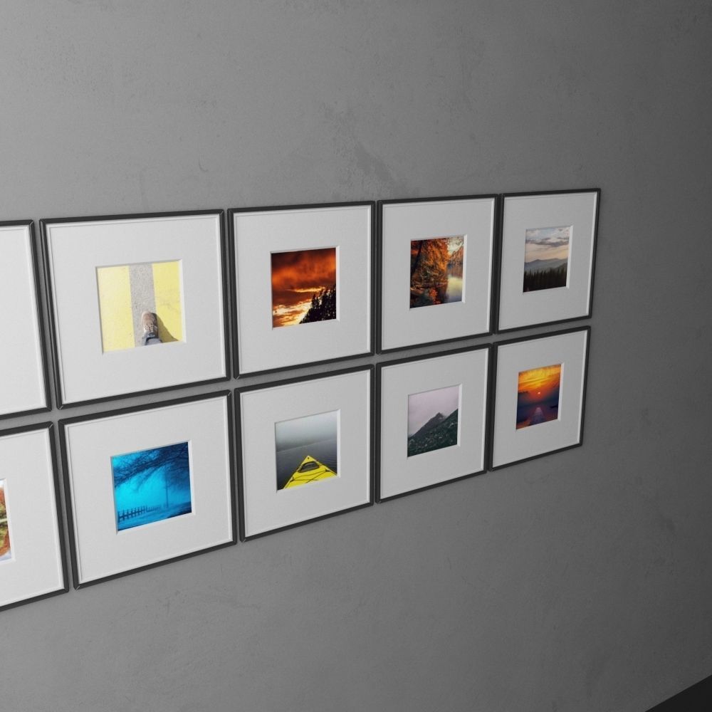 frame6 2x5 quad-12 3D model_1