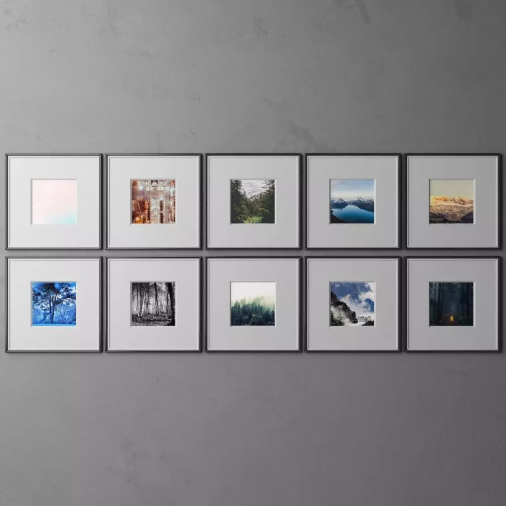 frame6 2x5 quad-13 3D model_0