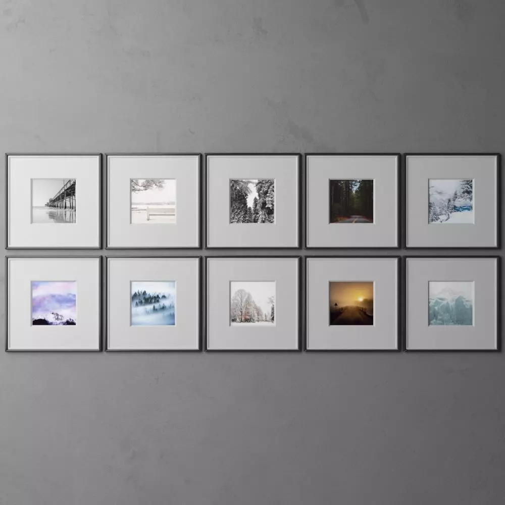 frame6 2x5 quad-16 3D model_0