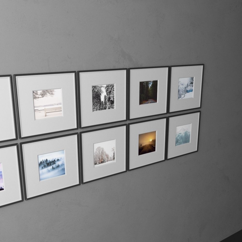 frame6 2x5 quad-16 3D model_1