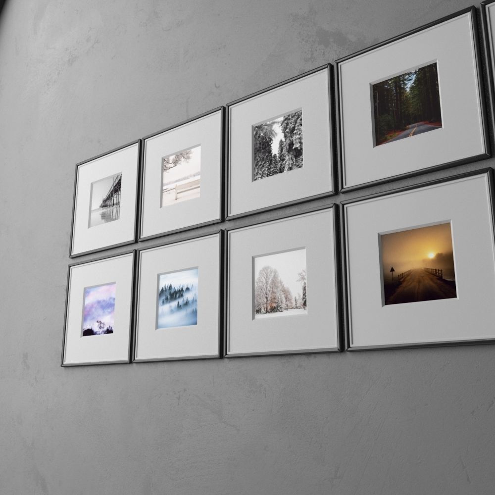 frame6 2x5 quad-16 3D model_2