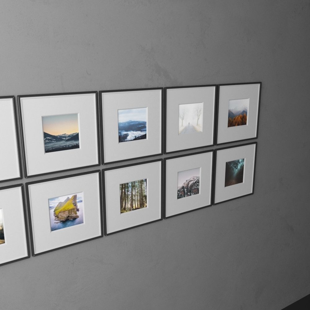 frame6 2x5 quad-18 3D model_1