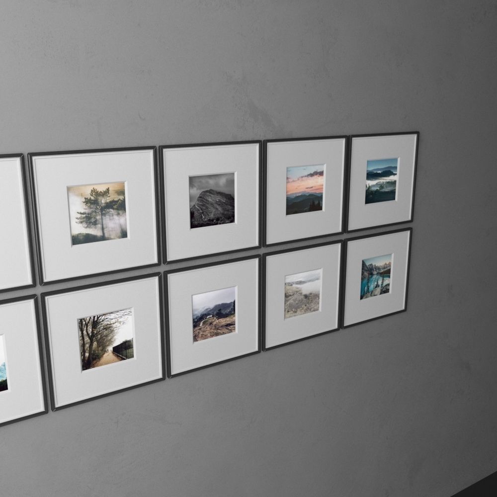 frame6 2x5 quad-2 3D model_1