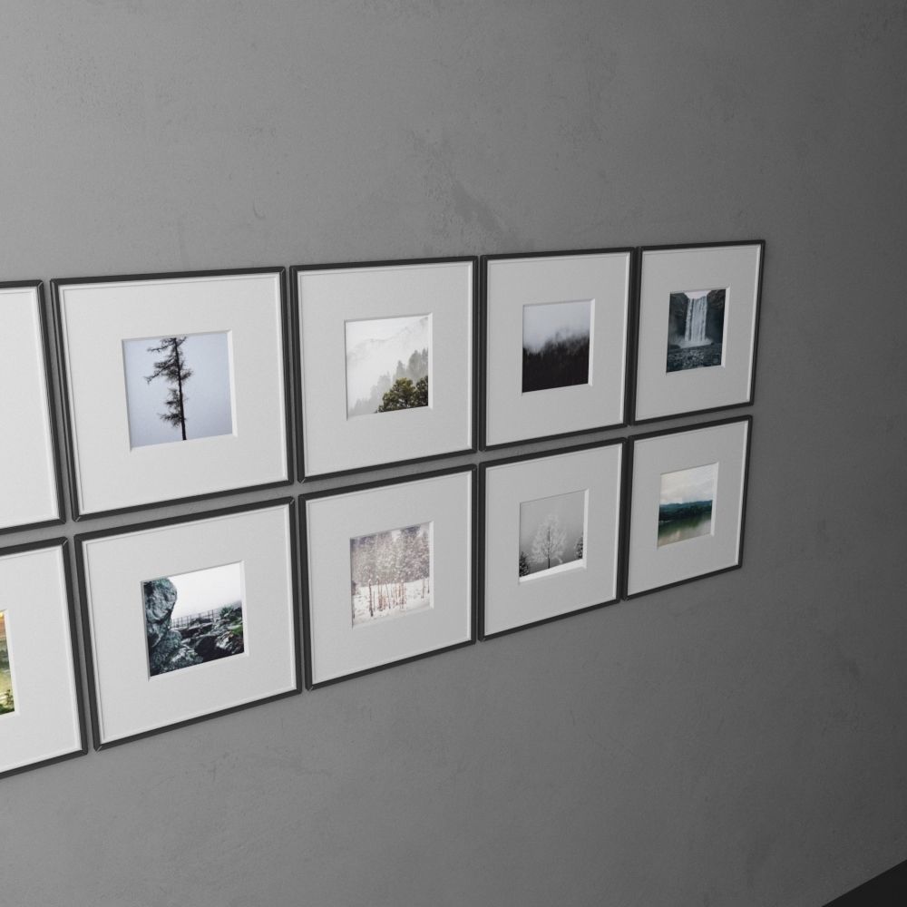 frame6 2x5 quad-5 3D model_1