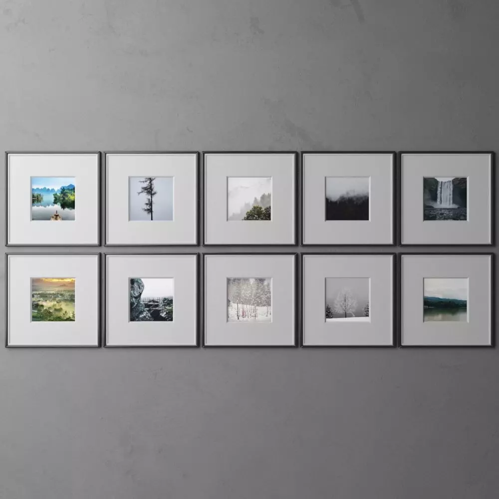 frame6 2x5 quad-5 3D model_0