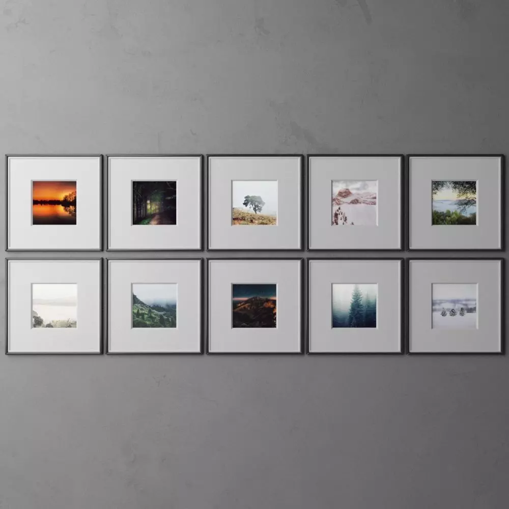 frame6 2x5 quad-7 3D model_0